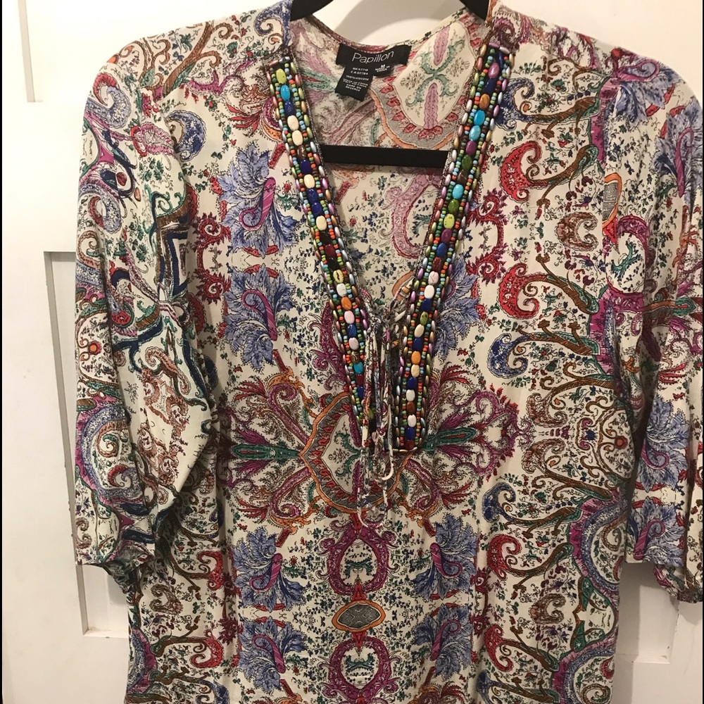 Multi coloured tunic